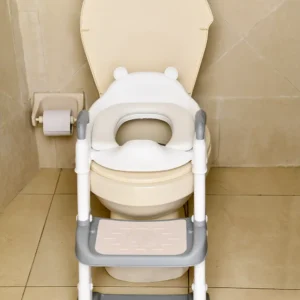 Adaptador con escalera para inodoro