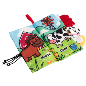 Cuento de animales de la granja, en tela (para bebés)