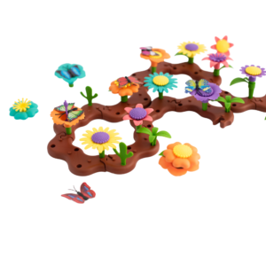 Juego jardín de flores