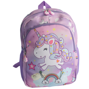 Mochila unicornio lila